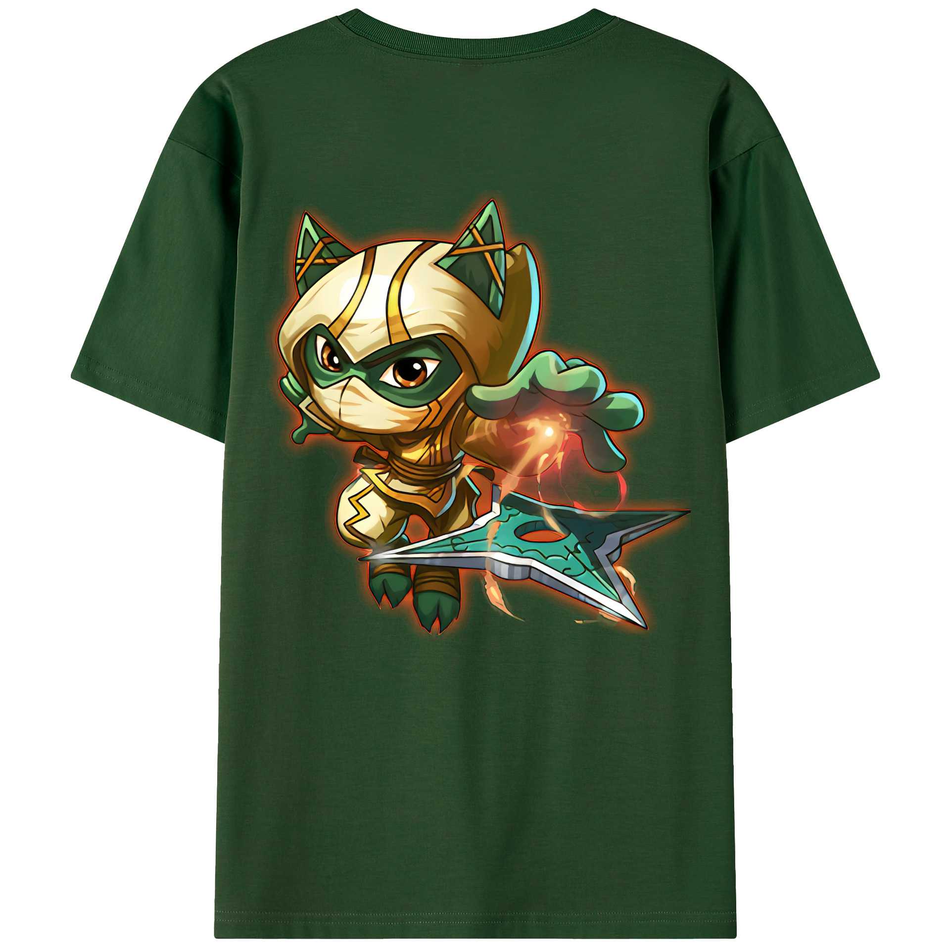 リーグ・オブ・レジェンド League of Legends LOL 綿100％半袖Tシャツ（背面プリント）